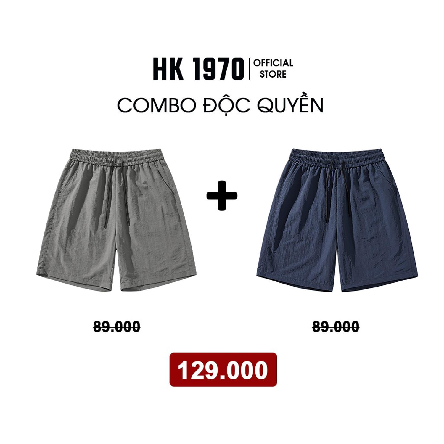 Quần Short Gió Nhăn Nam Nữ Unisex 150GSM Chất Vải Gió Nhăn Cao Cấp Mềm Mịn Form Ống Rộng Oversize Dài Ngang Gối Q210