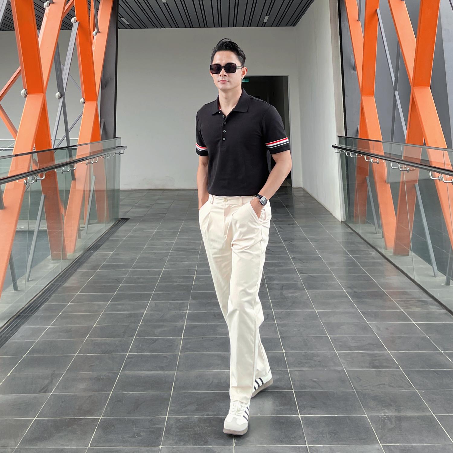 Quần Kaki Nam Co Dãn Mềm Không Xù Dáng Baggy Ống Suông, Phong Cách Hàn Quốc Trẻ Trung Q209