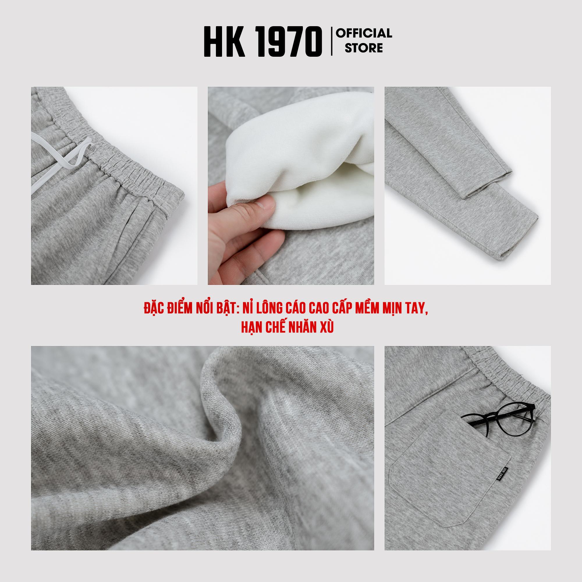 Quần Nỉ Nam Nỉ Lông Cáo 400GSM Không Nhăn Xù, Mềm Mượt Quần Joger Nỉ Ống Côn Phong Cách Thể Thao Q226