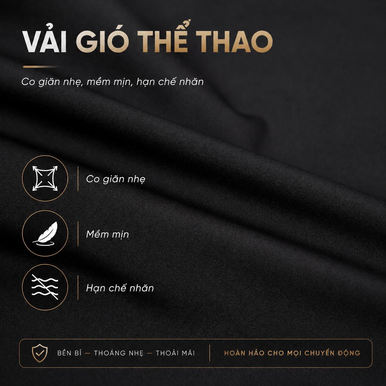 Quần Gió Thể Thao Mềm Mịn Co Giãn Nhẹ Dáng Baggy Quần Ống Suông Nam Nữ Unisex Cho Mùa Hè Q222 Màu Đen Kaki Nâu Be