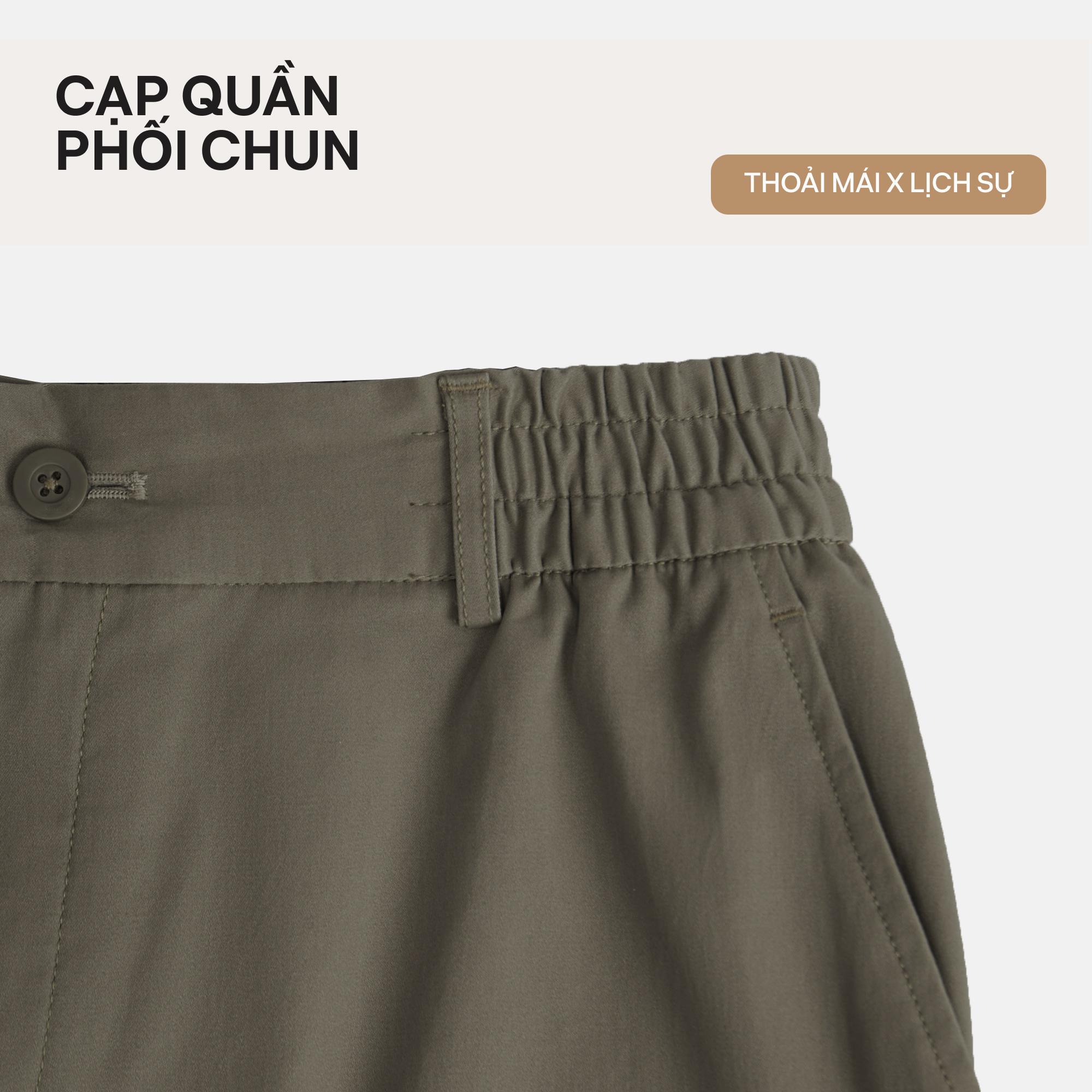 Quần Kaki Nam Co Dãn Mềm Không Xù Dáng Baggy Ống Suông, Phong Cách Hàn Quốc Trẻ Trung Q209