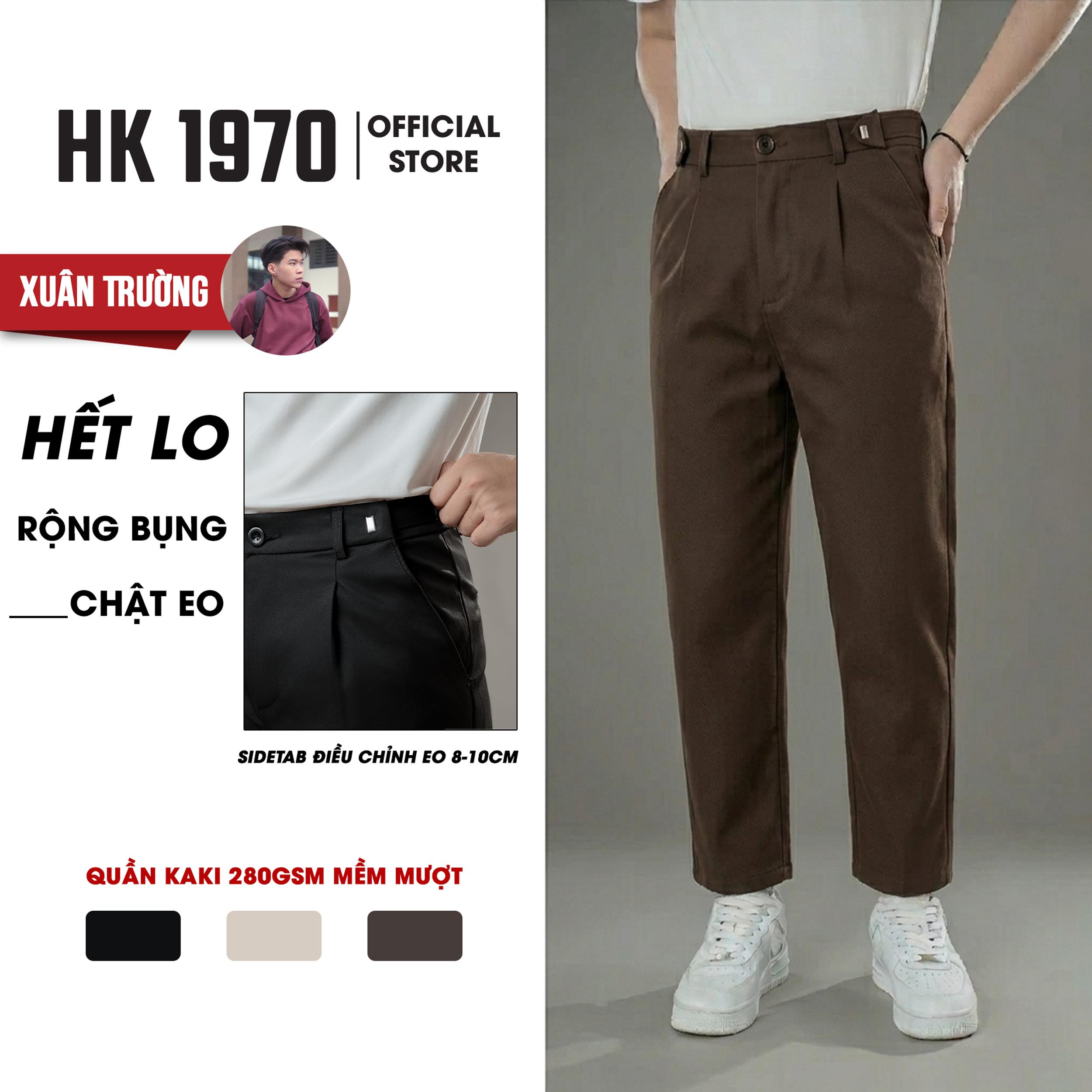 Quần KaKi Nam Sitetab Chỉnh Eo Linh Hoạt, Vải Kaki 280gsm Mềm Mượt Thiết kế Cạp Cao Form Dáng Baggy Phong Cách Hàn Quốc Q221