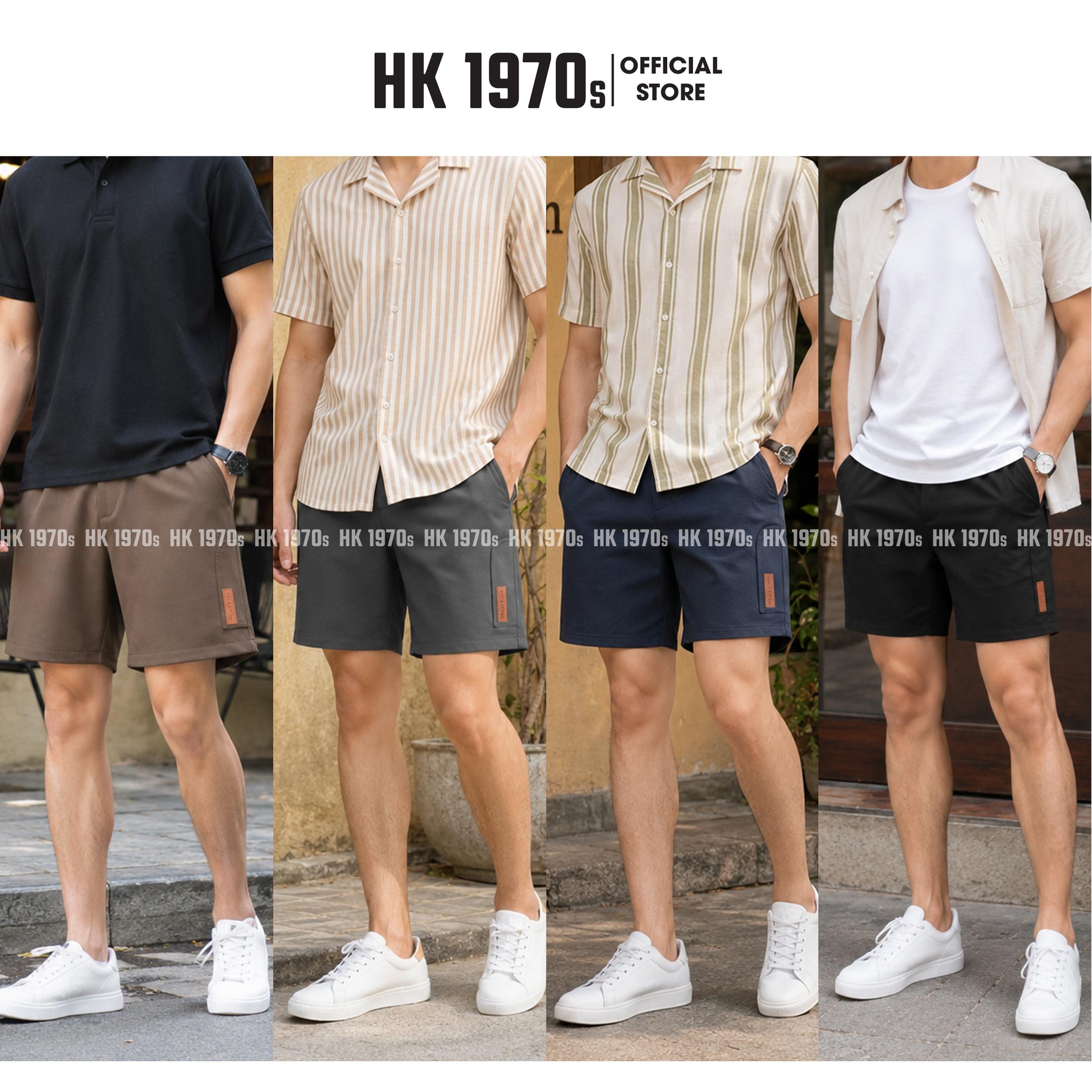Quần Short Kaki Nam [Form Trên Gối] Vải Kaki Đài Co Giãn Nhẹ Không Nhăn Xù Bai Nhão Mặc Mùa Hè Thoải Mái Q245