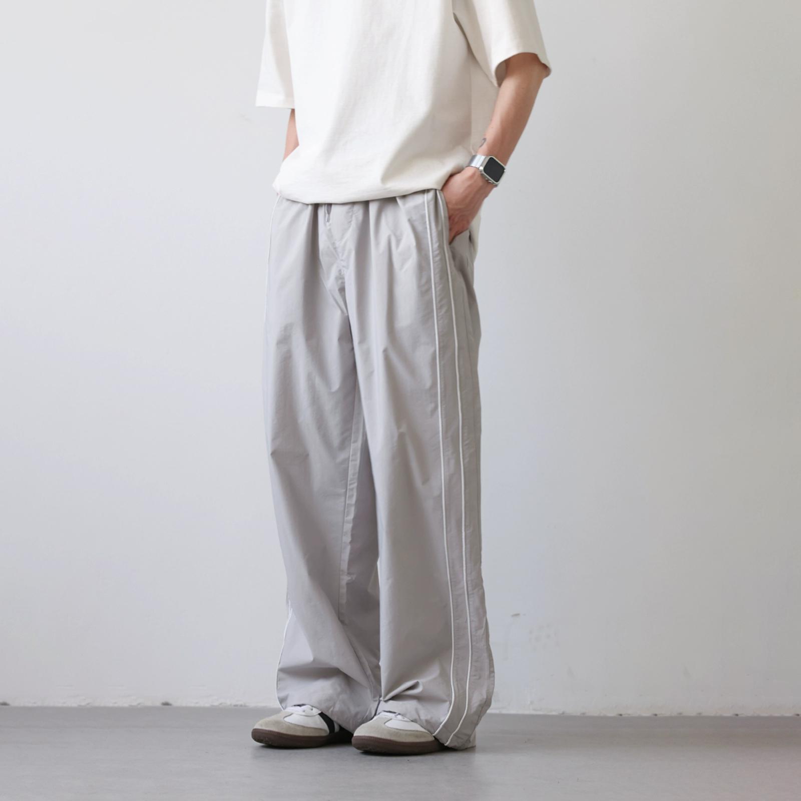 Quần Thể Thao Nam Nữ Có Dây Rút Chất, Dáng Rộng Trẻ Trung Dễ Phối Đồ Thời Trang - Q184 Menswear Pants quần _ gió nam