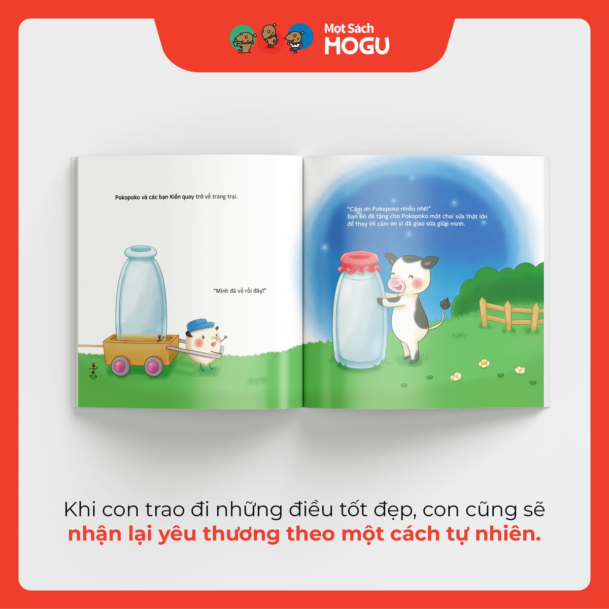 Bạn Pokopoko - Đi giao sữa