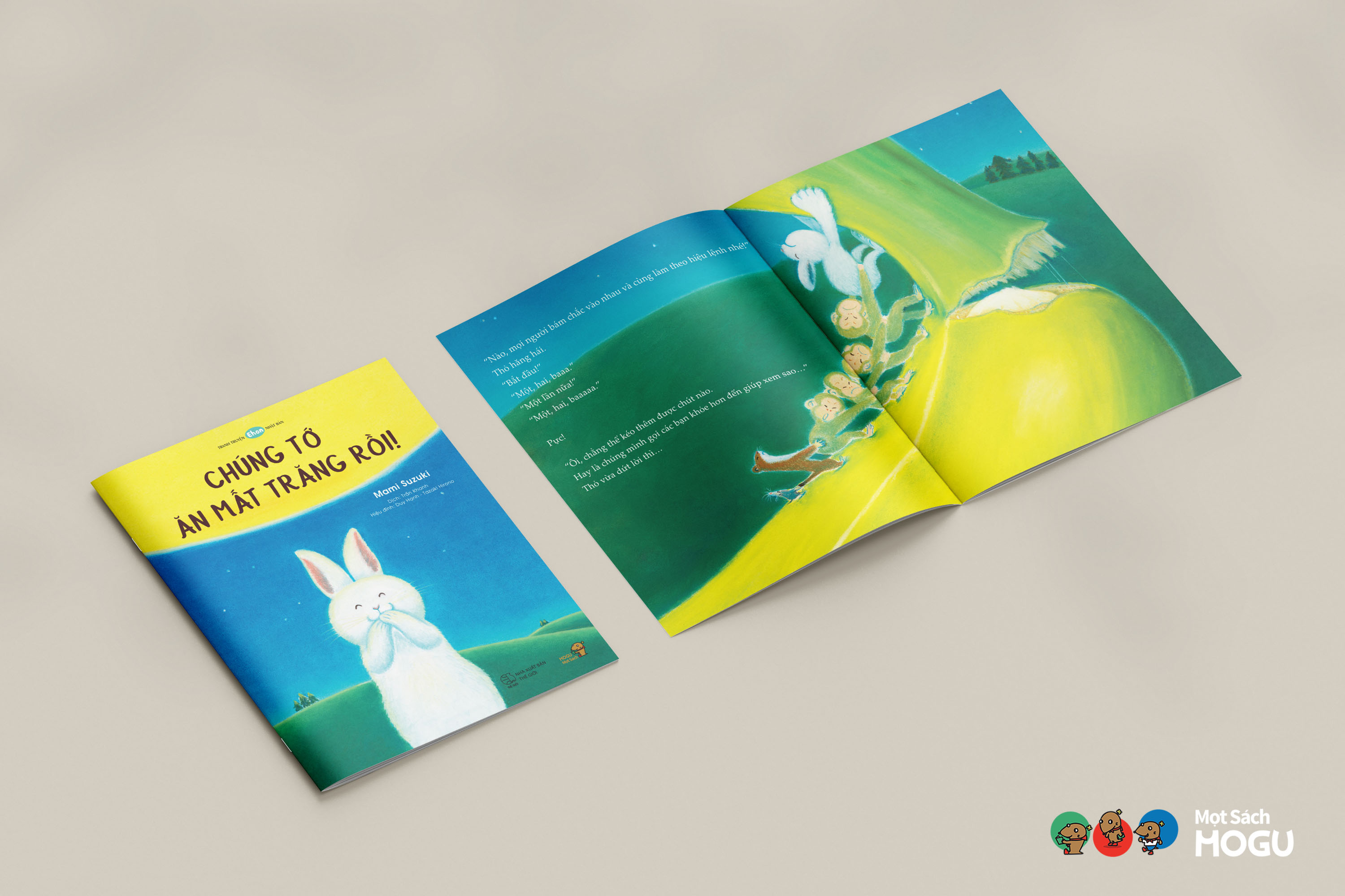 Sách Ehon cho bé 3-6 tuổi |Chúng Tớ Ăn Mất Trăng Rồi!