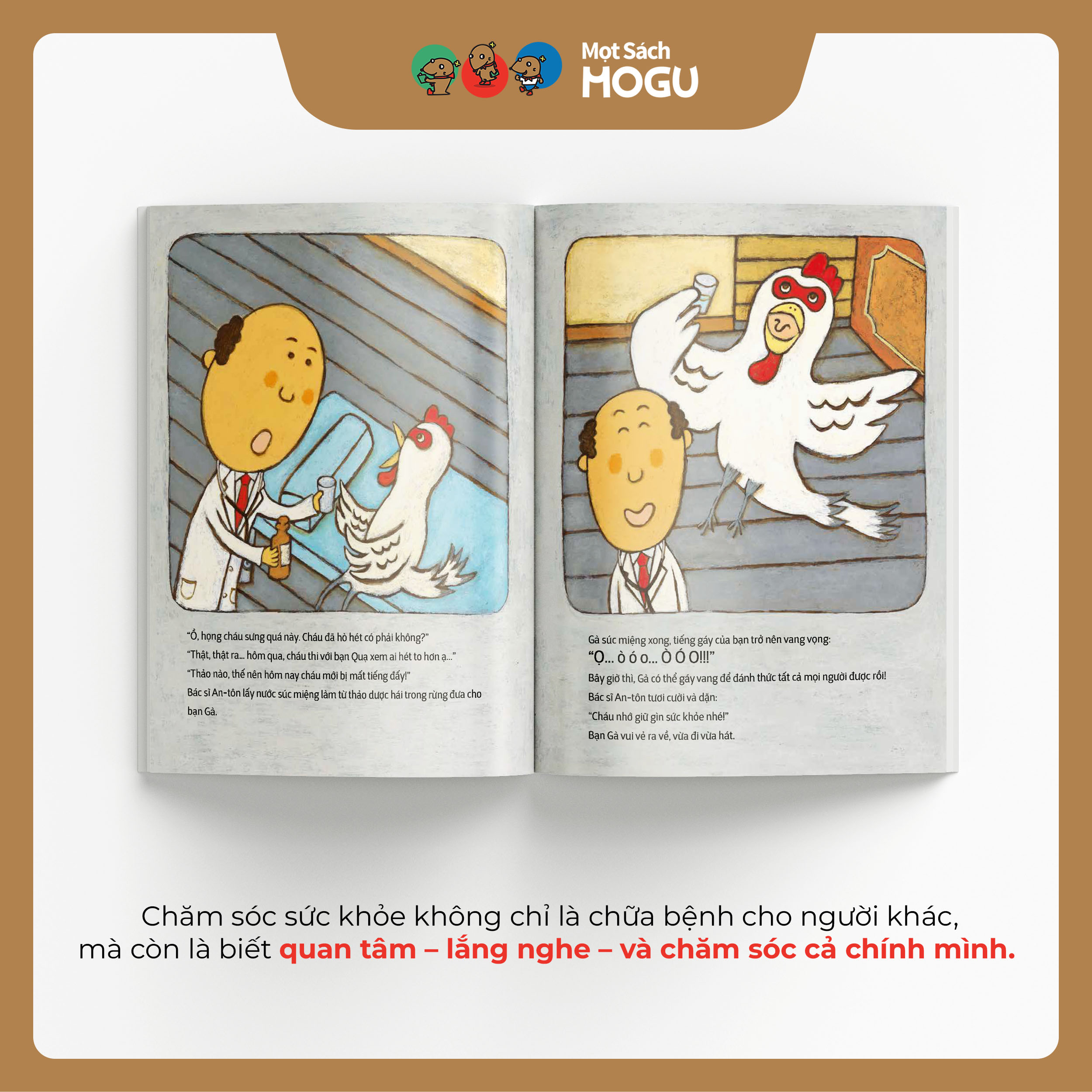 Bác Sĩ An-tôn ngày bận rộn | Ehon cho bé từ 3 tuổi | Yêu thương, sẻ chia & hợp tác