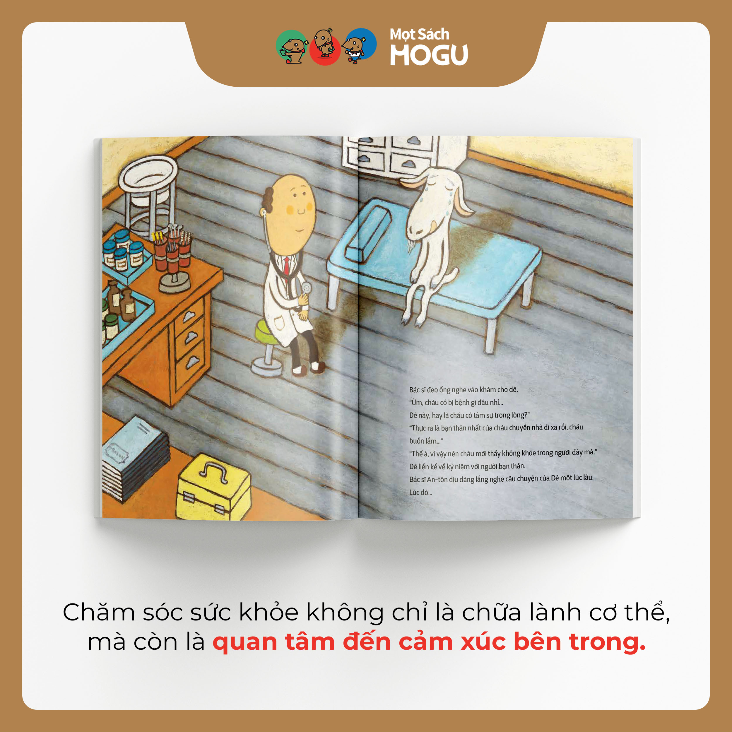 Bác Sĩ An-tôn ngày bận rộn | Ehon cho bé từ 3 tuổi | Yêu thương, sẻ chia & hợp tác