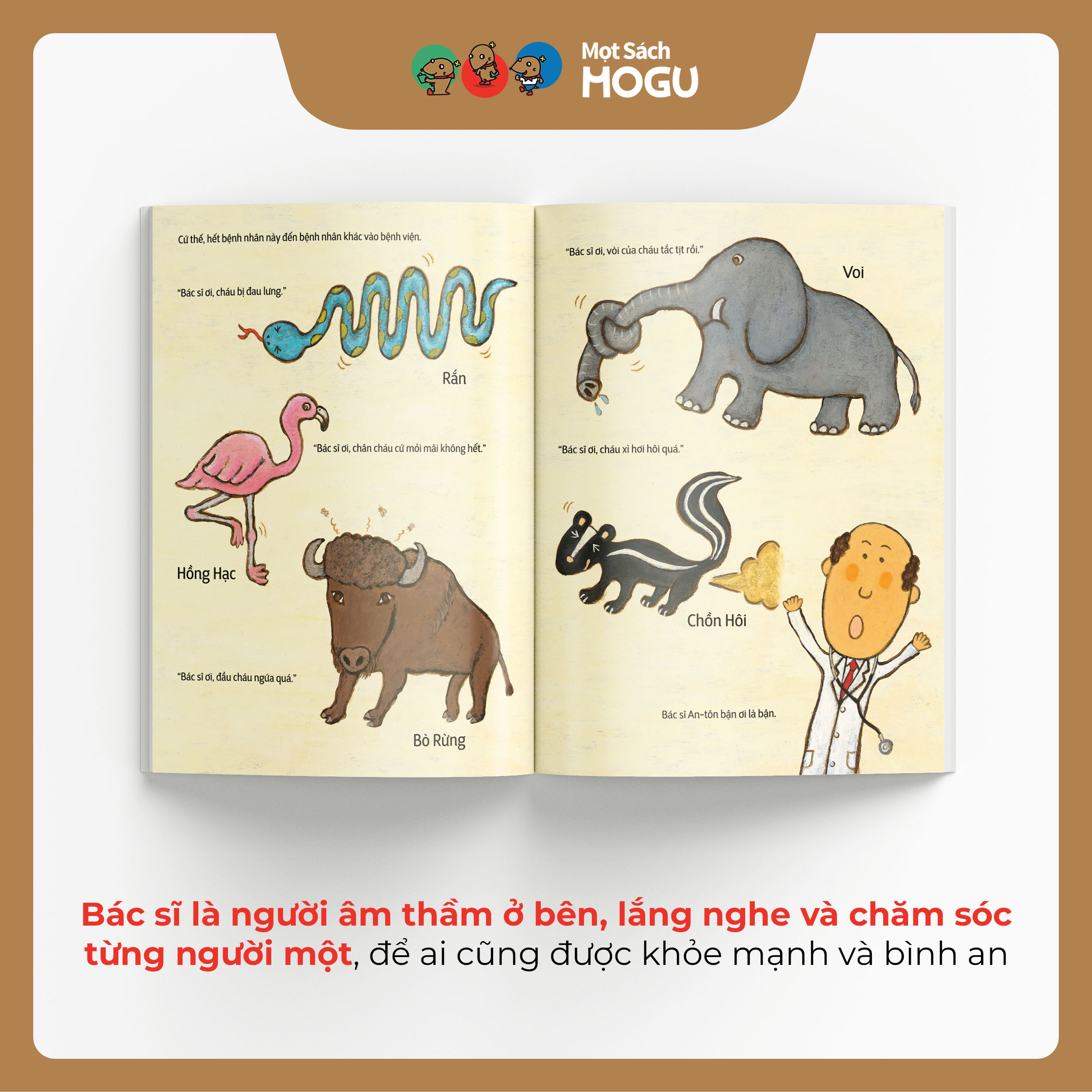 Bác Sĩ An-tôn ngày bận rộn | Ehon cho bé từ 3 tuổi | Yêu thương, sẻ chia & hợp tác
