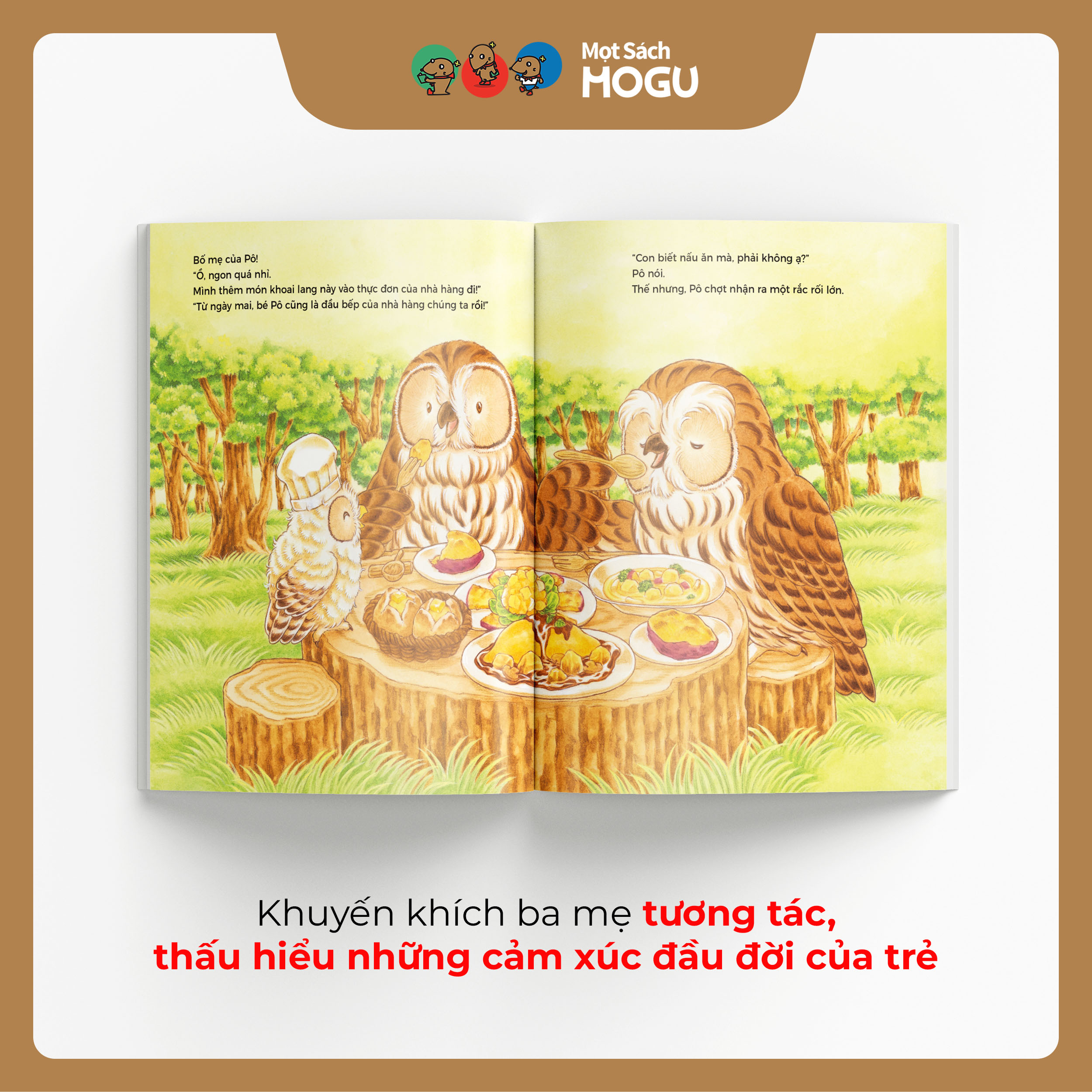 Nhà Hàng Lừng Danh | Ehon cho bé từ 3 tuổi | Hợp tác & trách nhiệm