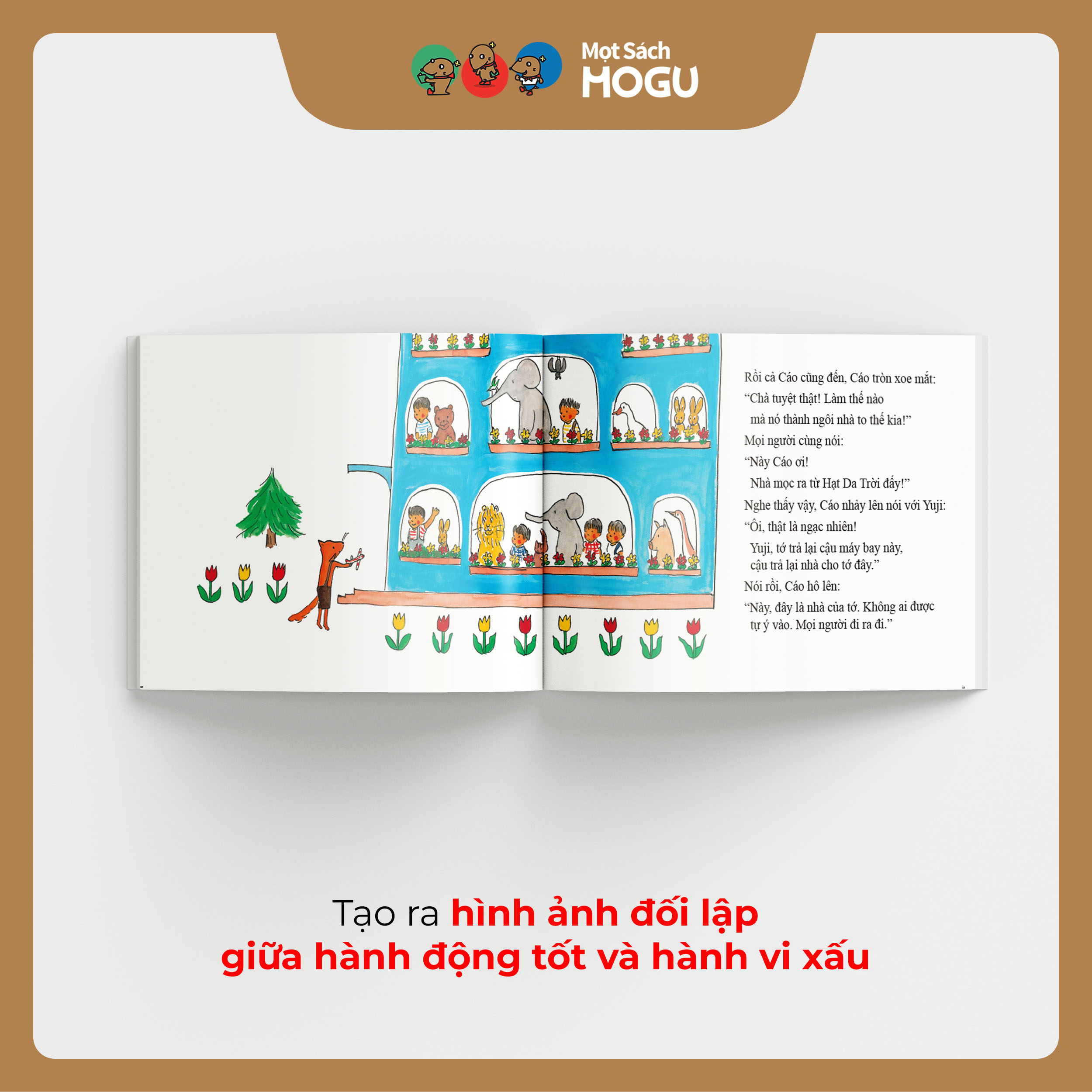 Sách cho bé từ 3 tuổi - Phát triển tư duy Hạt da trời (Truyện tranh Ehon Nhật Bản)