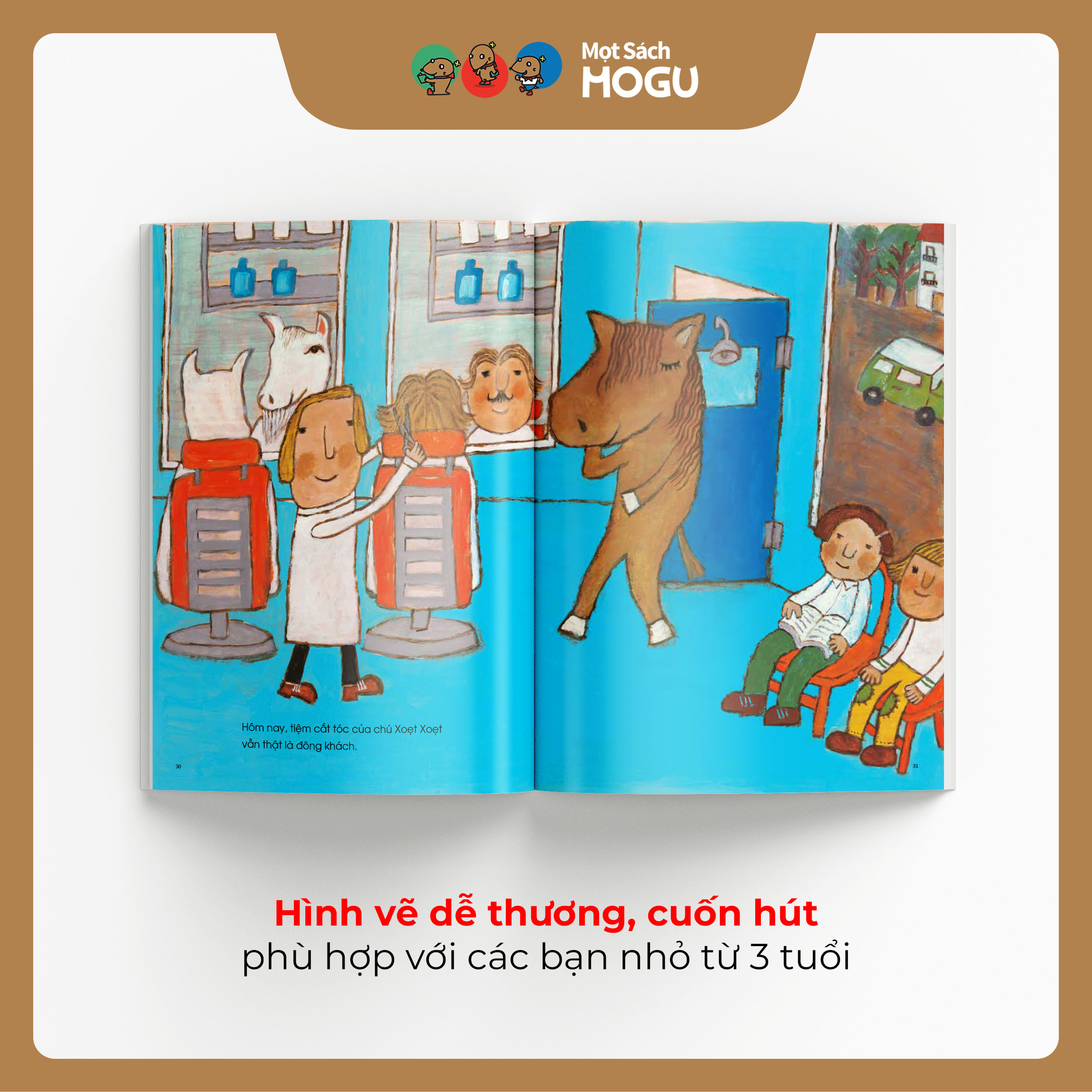 Chú Thợ Cắt Tóc Xoẹt Xoẹt