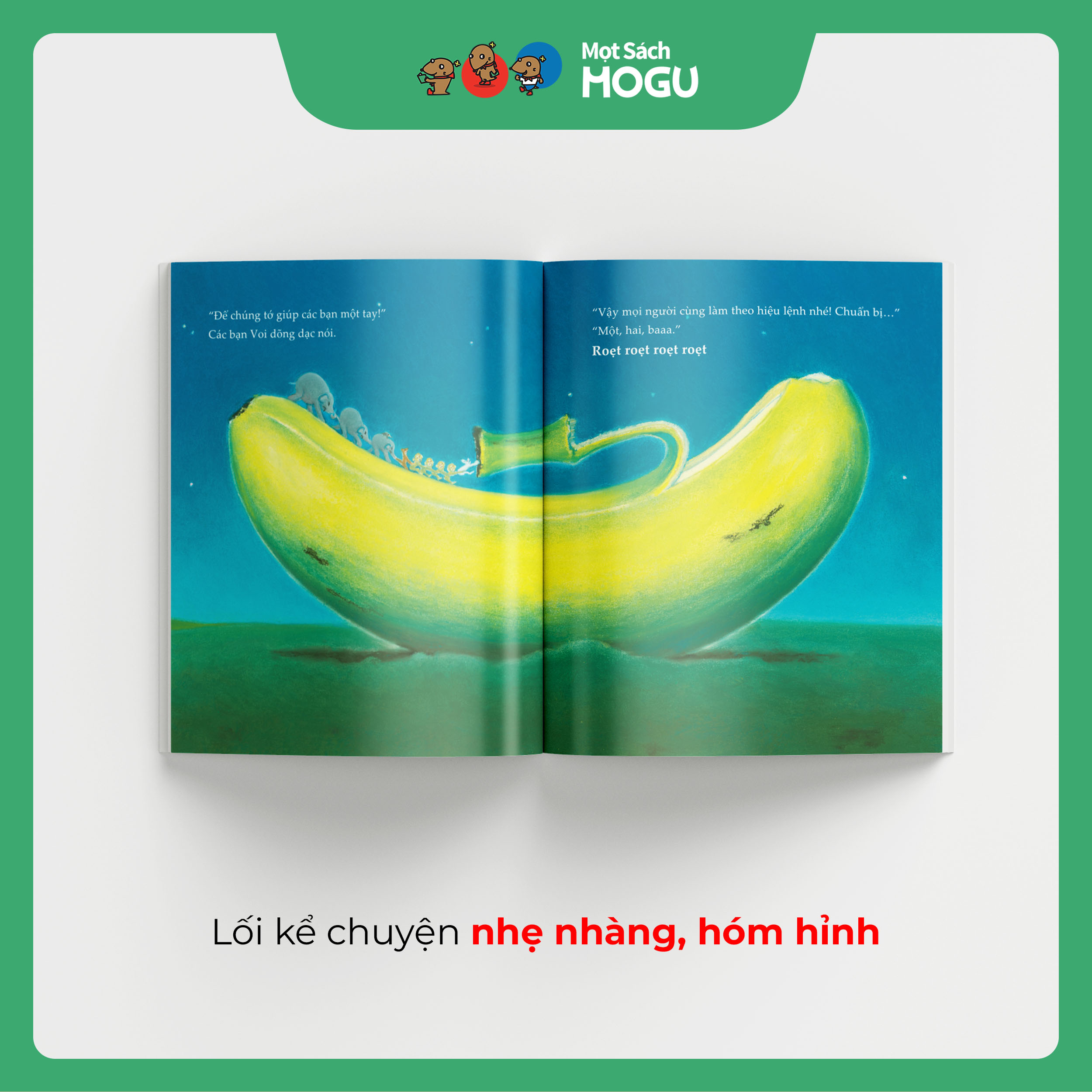 Sách Ehon cho bé 3-6 tuổi |Chúng Tớ Ăn Mất Trăng Rồi!