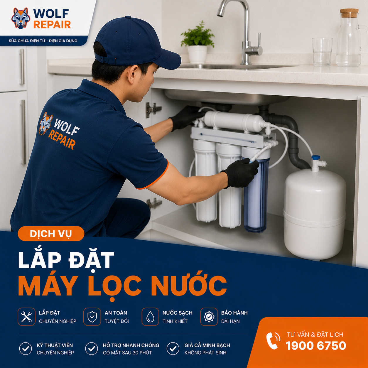 Lắp đặt Máy lọc nước