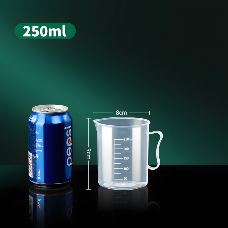 Ca đong định lượng dung tích lớn có vạch chia, làm bằng nhựa an toàn thực phẩm