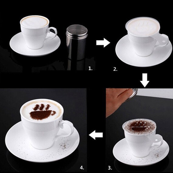 Lọ Rắc Bột Cà Phê, Cacao – Tạo Hình Latte Art Đẹp Mắt | Dụng Cụ Barista Chuyên Dụng