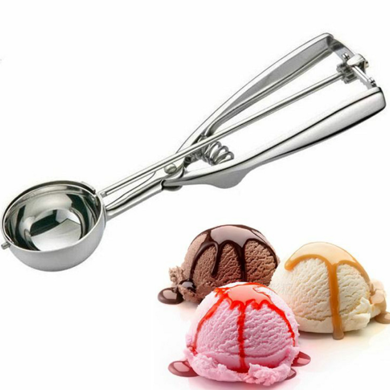 Dụng Cụ Múc Kem Inox – Múc Nhanh, Tròn Đều, Không Dính Tay 5cm