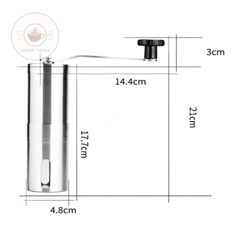 Máy Xay Cà Phê Cầm Tay Inox 304 – Lõi Nghiền Bằng Đá Tự Nhiên Cao Cấp