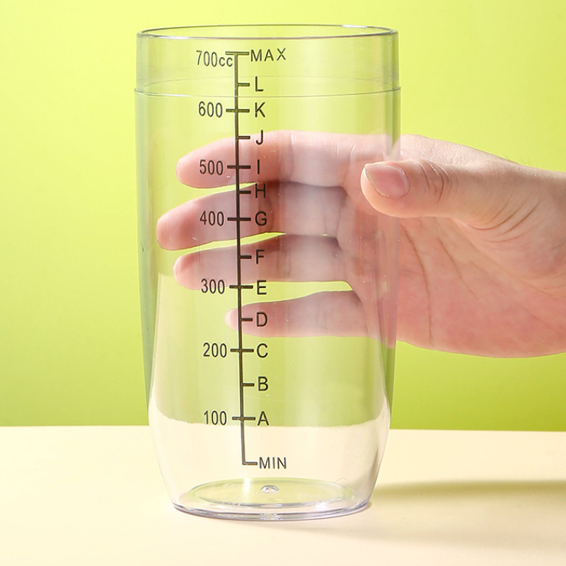 Bình Lắc Shaker Nhựa Cao Cấp – Bình Lắc Cocktail, Trà Sữa Có Vạch Chia Chính Xác (300ml - 1000ml)