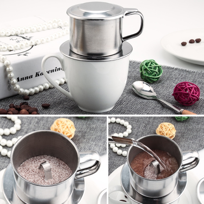 Phin Pha Cà Phê Inox – Tiện Lợi, Bền Bỉ, Chuẩn Hương Vị Cà Phê Việt