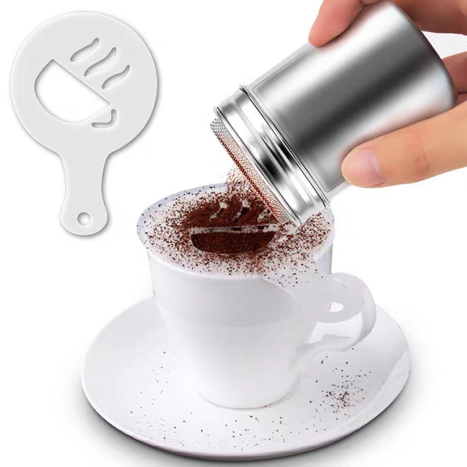 Lọ Rắc Bột Cà Phê, Cacao – Tạo Hình Latte Art Đẹp Mắt | Dụng Cụ Barista Chuyên Dụng