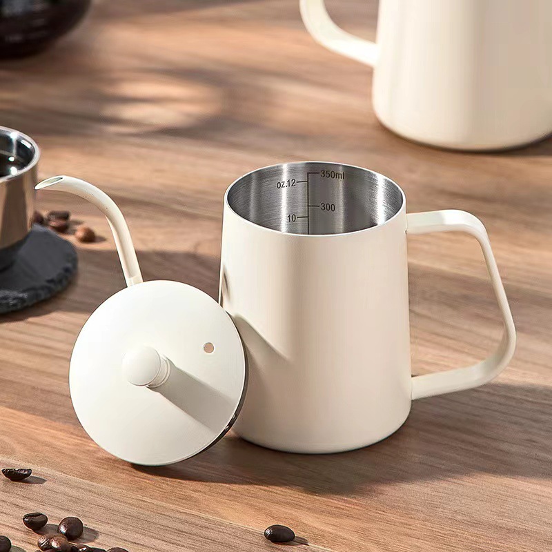 Bình Treo Tai Inox 304 Cao Cấp – Thiết Kế Cổ Ngỗng Chuẩn Barista