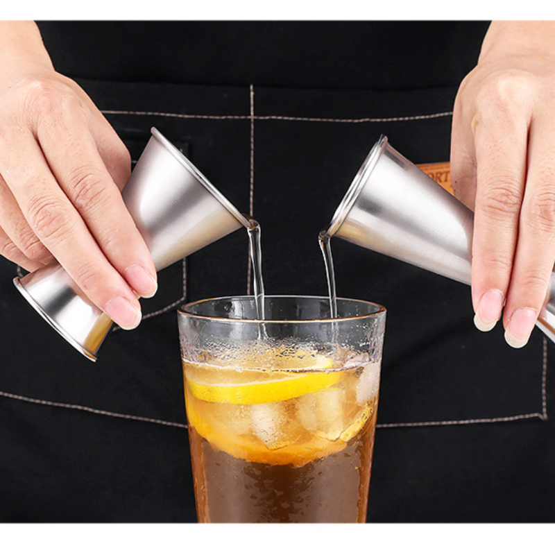 Ly đong định lượng 2 đầu làm bằng thép không gỉ 304