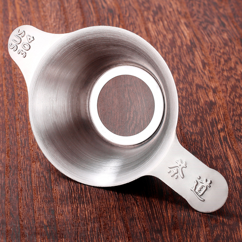 Lọc Trà Inox 304 Có Giá Đỡ – Phễu Lọc Xác Trà Cao Cấp Cho Bình Trà, Cốc Trà