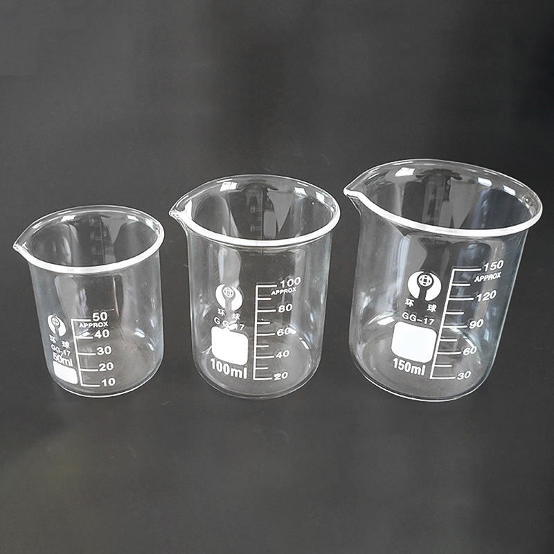 Cốc Đo Lường Chia Vạch – Thủy Tinh Chịu Nhiệt Borosilicate | Chuẩn Xác – Bền Bỉ – Đa Dụng