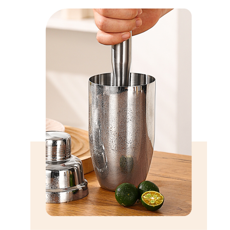Bình lắc cocktail bằng thép không gỉ, dụng cụ pha chế inox