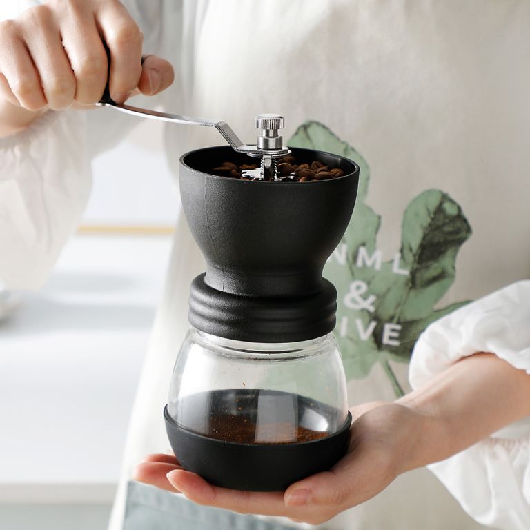 Máy Xay Cà Phê Tay Cao Cấp – Tặng Kèm Bình Thủy Tinh Borosilicate