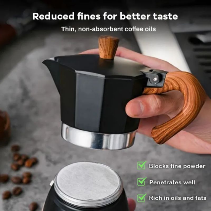 100 Phin Giấy Lọc Cà Phê Moka – Dùng Cho Máy & Pha Phin