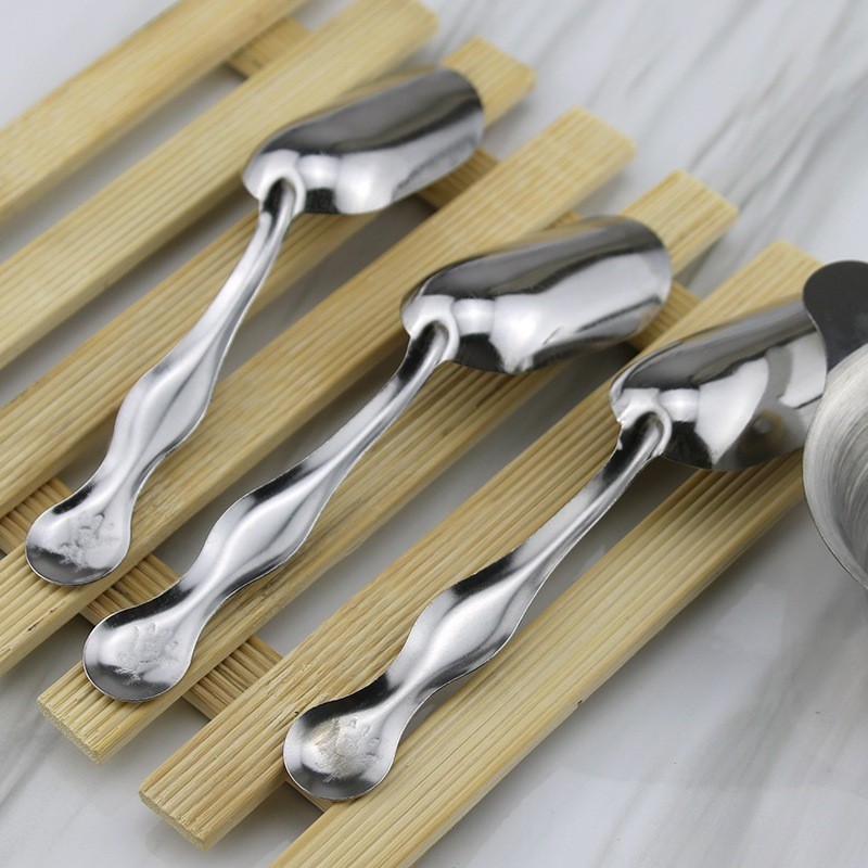 Thìa Múc Lá Trà – Bột Cà Phê Inox Cao Cấp Chống Gỉ – Nhỏ Gọn, Tiện Dụng, Sang Trọng 12cm