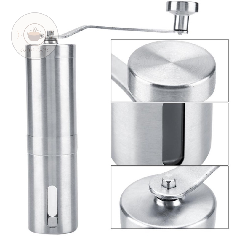 Máy Xay Cà Phê Cầm Tay Inox 304 – Lõi Nghiền Bằng Đá Tự Nhiên Cao Cấp