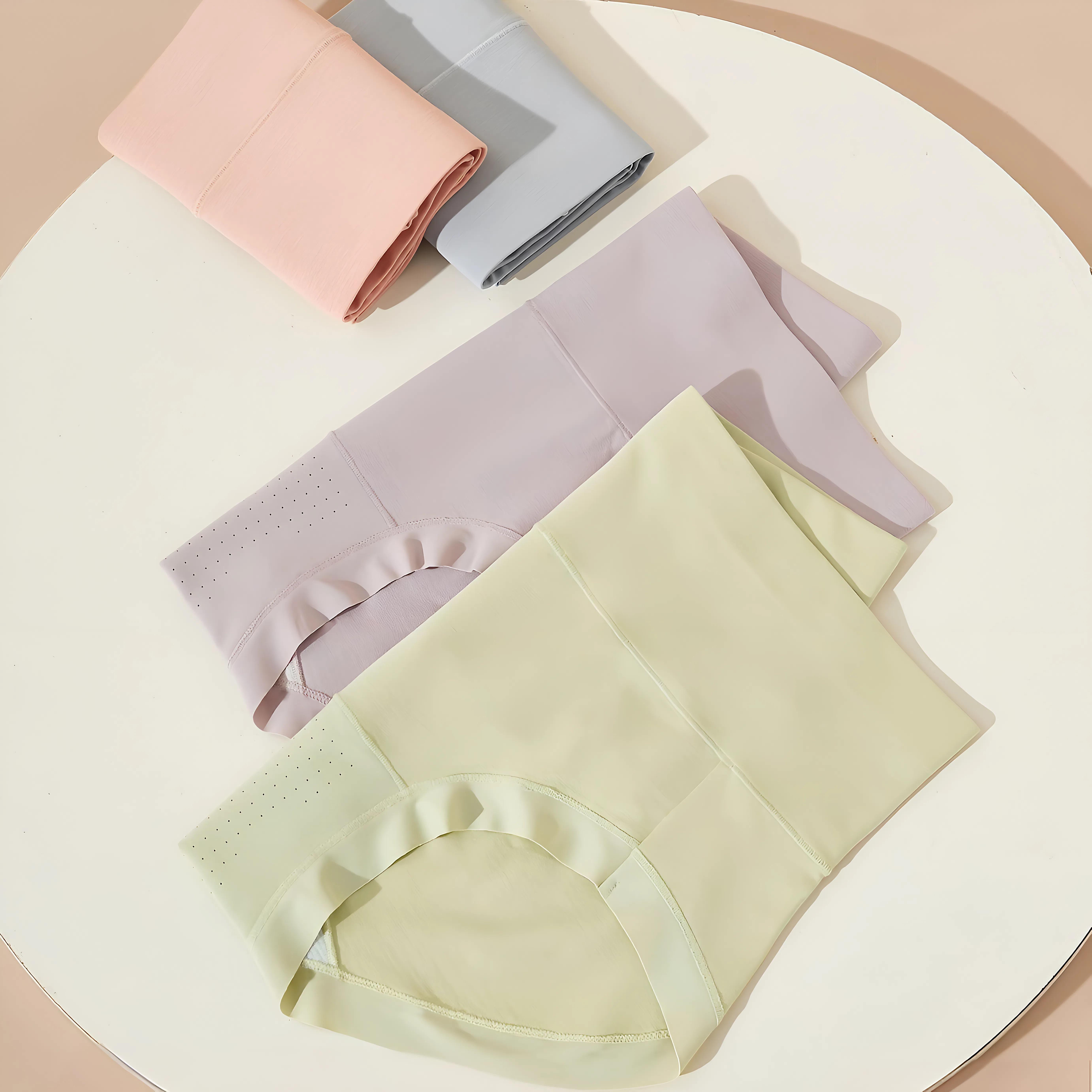 Set 3 Hoặc 5 TẶNG 1 Quần Lót Cạp Cao Gen Bụng Mặc Hàng Ngày Thoải Mái Chất Liệu Mềm Mát Đáy Quần Thông Hơi, Quần Có Đủ Size Mã C120