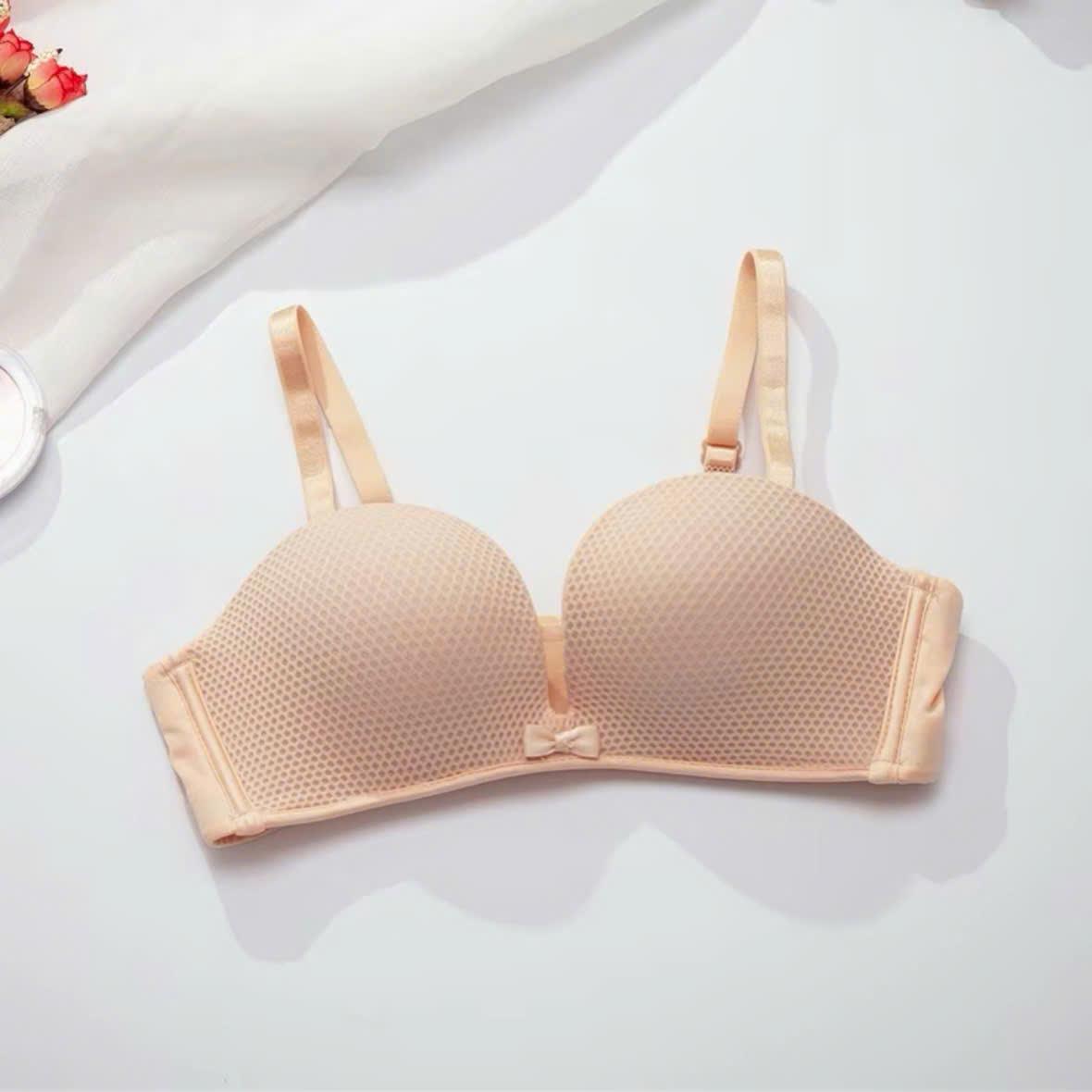 Áo ngực su đúc không dây chống tụt Fom nhỏ mút 3cm đệm bàn tay nâng C11