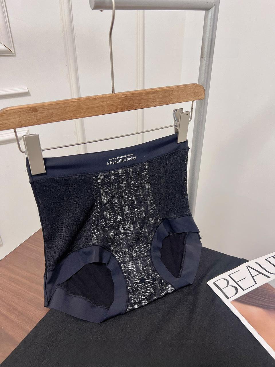 [S90] Full Hộp Cao Cấp Set 3 Quần Lót Nữ Cotton cạp cao phối ren mềm mịn, đũng quần trải dài kháng khuẩn VIP Women Voi
