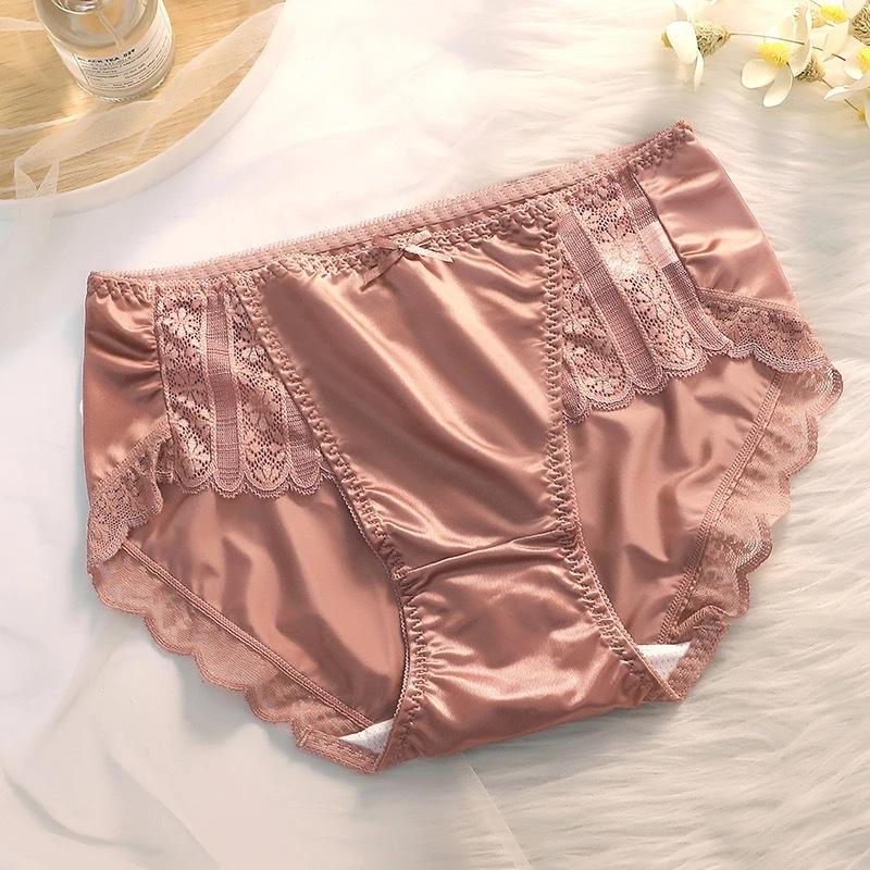 [Vip_L24] Sét 5 Quần Lót Nữ Ren Su Lụa Satin Mềm Mại Cao Cấp Women