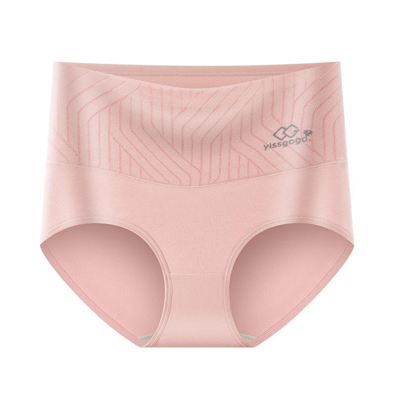 Sét 5 Quần Lót Nữ Cạp Cao Cotton nguyên chất Yisgo mặc hàng ngày ôm V2 thoải mái, Chất vải quần dày dặn, Đũng khàng khuẩn K+ Women