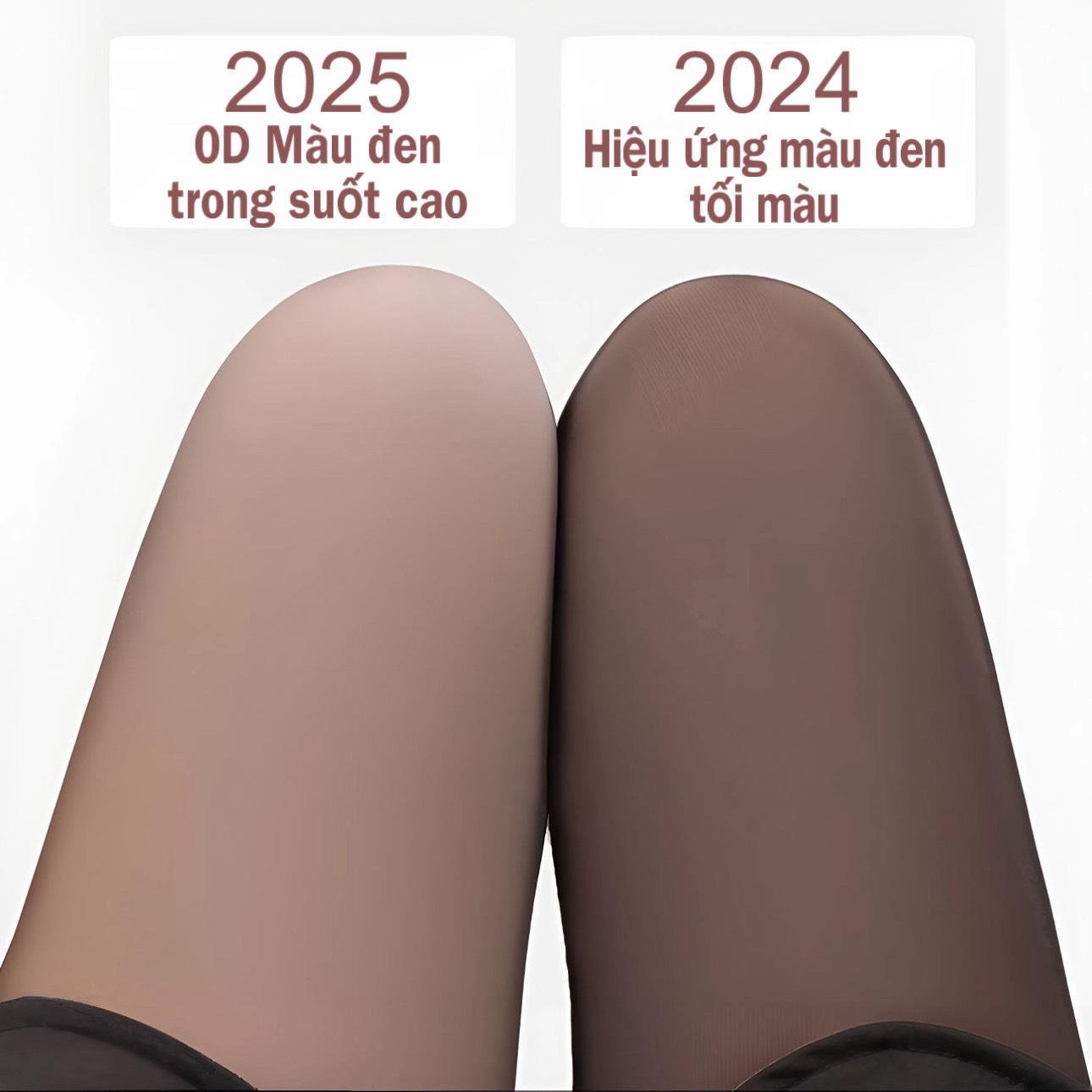 [HÀNG MỚI VỀ] Quần Tất Nữ 2025 Thiết kế hiệu ứng màu đen trong suốt cao LOT CHIC, có phân loại 100g lót nỉ và 200g lót lông, Quần tất giữ nhiệt chất dai bền chống xước rách