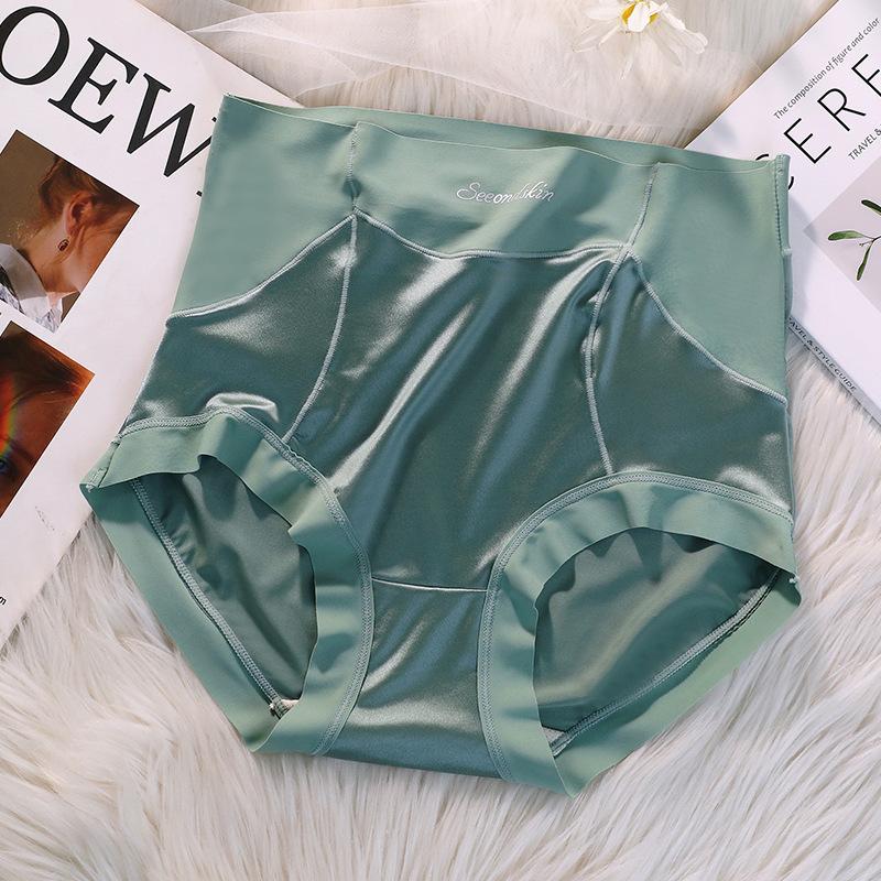 Sét 5 Quần Lót Nữ Su Lụa Satin Cạp Cao Chất Mềm Mát Hàng Cao Cấp Women Voi [V7]