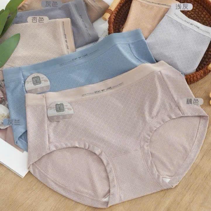 Set 5 Quần Lót Nữ Cotton lạnh có thông hơi thoáng mát, đũng kháng khuẩn (967) Women