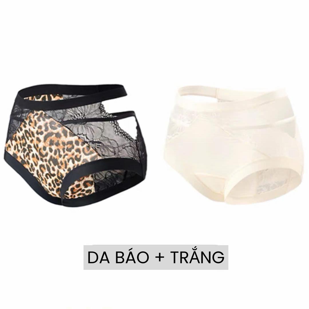 [LOT CHIC 58] Combo 2-4 Quần Lót Nữ Phong Cách Pháp Gợi Cảm Phối Ren Cao Cấp, Thiết Kế Hở Eo Cut Out Quyến Rũ, Chất Liệu Lụa Satin Phối Ren Mềm Mại