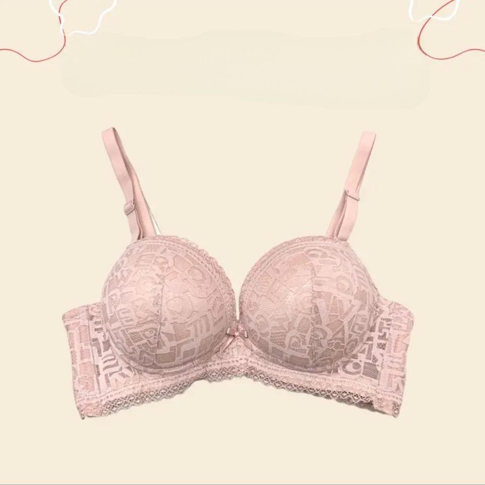 [912] Áo Lót Ren Ko Gọng Đệm Dày 5.5cm Nâng V1 Bra Đen Kem