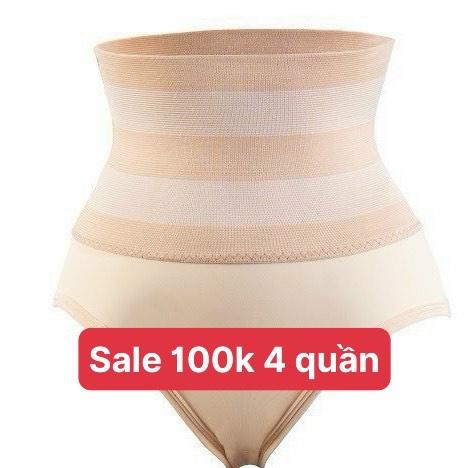 Sale 100k/ 4 quần lót Gen bụng cạp su non thông hơi chống cuộn chất mềm mại Voi