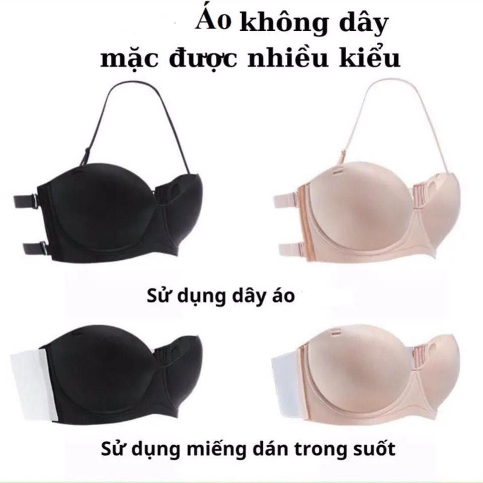 [A1] Áo Cúp Ngực Nữ Chống Tụt  Kèm Phụ Kiện Đầy Đủ Women