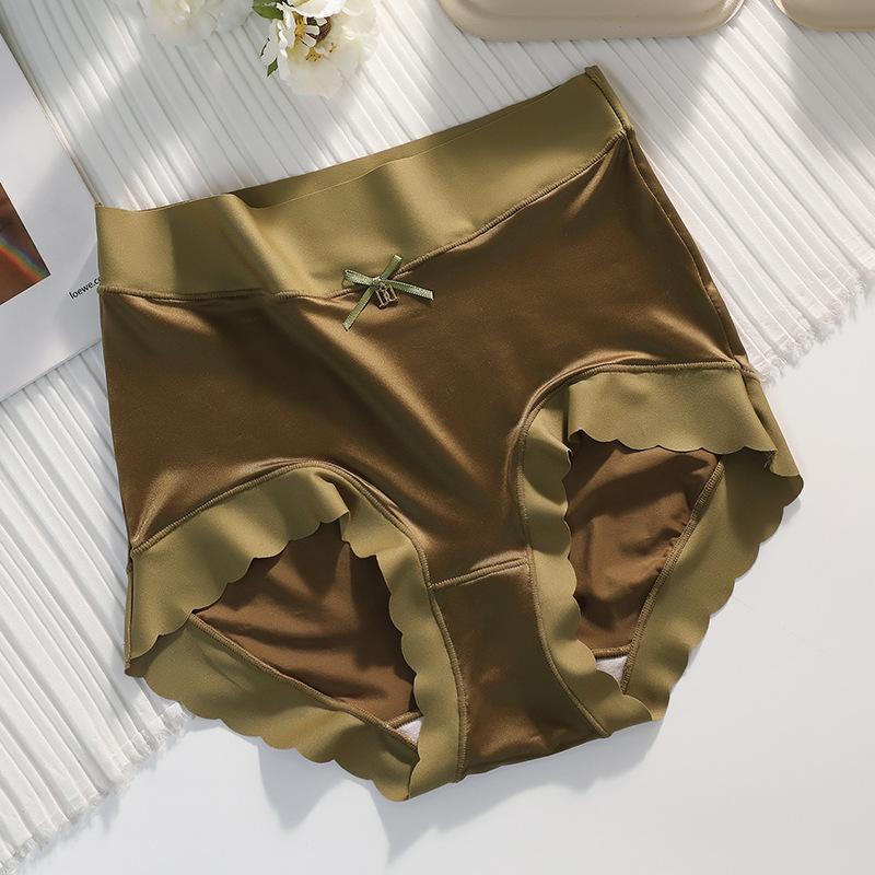 [ST5] Sét 5 Quần Lót Nữ Su Lụa Satin Cạp Cao Chất Siêu Mềm Mát Women