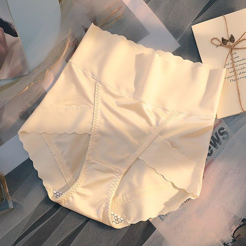 [NewCaocấp_X8] Sét 5 Quần Lót Nữ Su Lụa Satin Cạp Cao Đũng Kháng Khuẩn