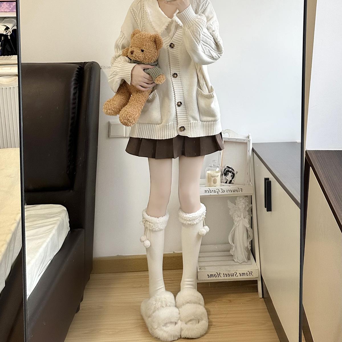 [VIP_E07] Tất Len Cổ Cao Dễ Thương Cho Nữ Phong Cách Thời Trang Hàng Quảng Châu - Women