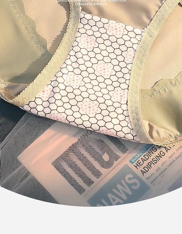 [NewCaocấp_X8] Sét 5 Quần Lót Nữ Su Lụa Satin Cạp Cao Đũng Kháng Khuẩn